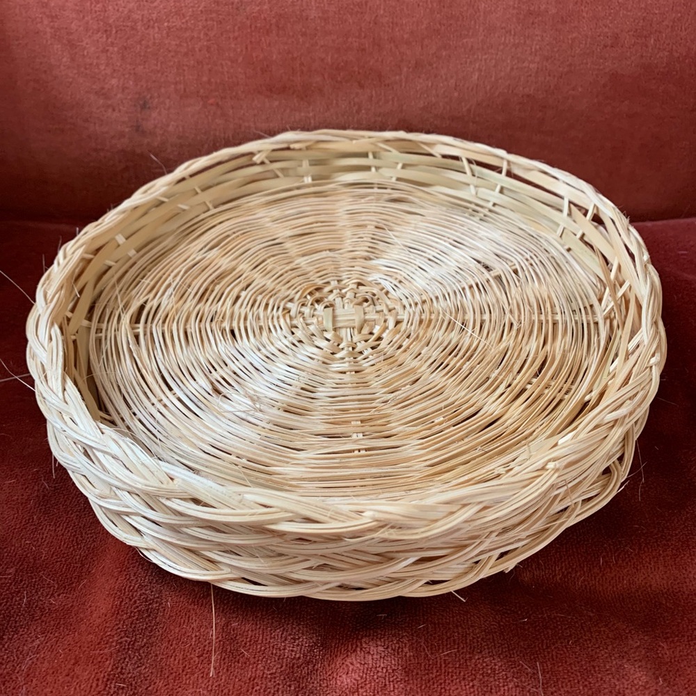 Boho set of 4 wicker trivets